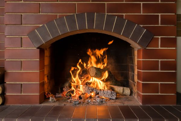 Brick Fireplace Installation in Providence