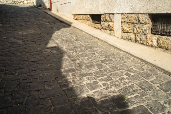 Stone Sidewalk Repair in Providence