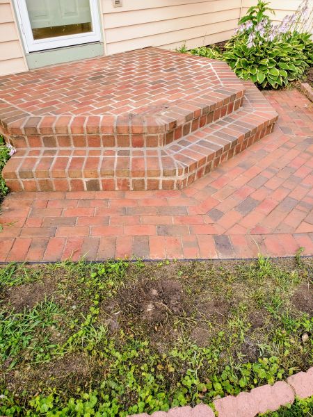 Brick Stoop Repair in Providence