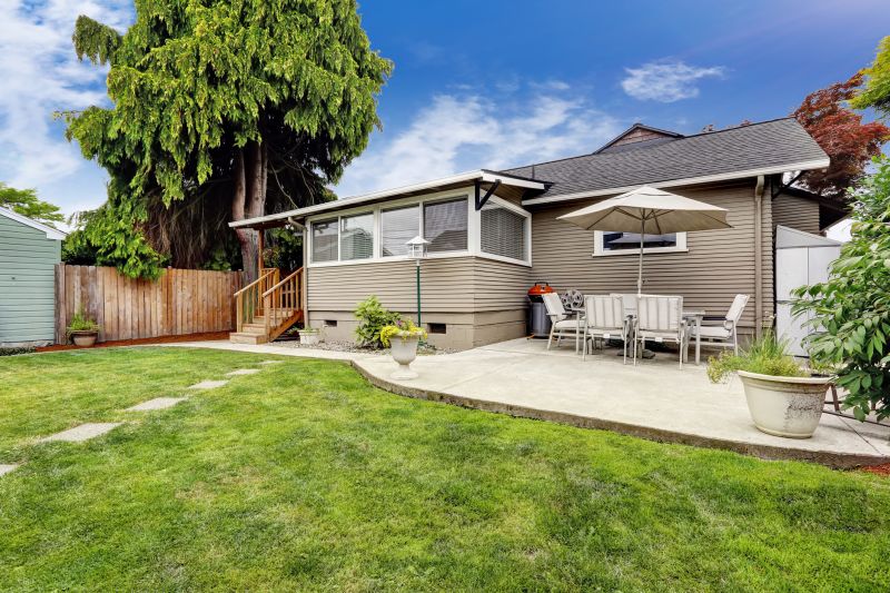 Concrete Patio Setup